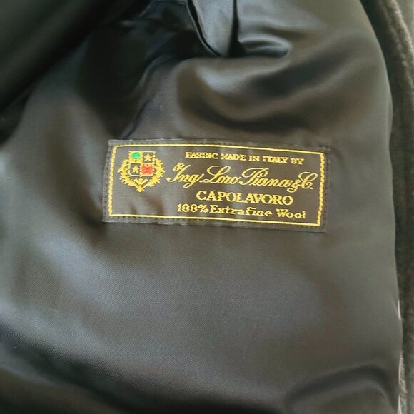 🧥NWOT🧥 Daniel Cremieux Signature Label Loro Piana Bib Wool Coat, M - Picture 6 of 12